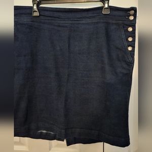 AMERICAN LIVING DENIM MINI SKIRT, SIZE 14